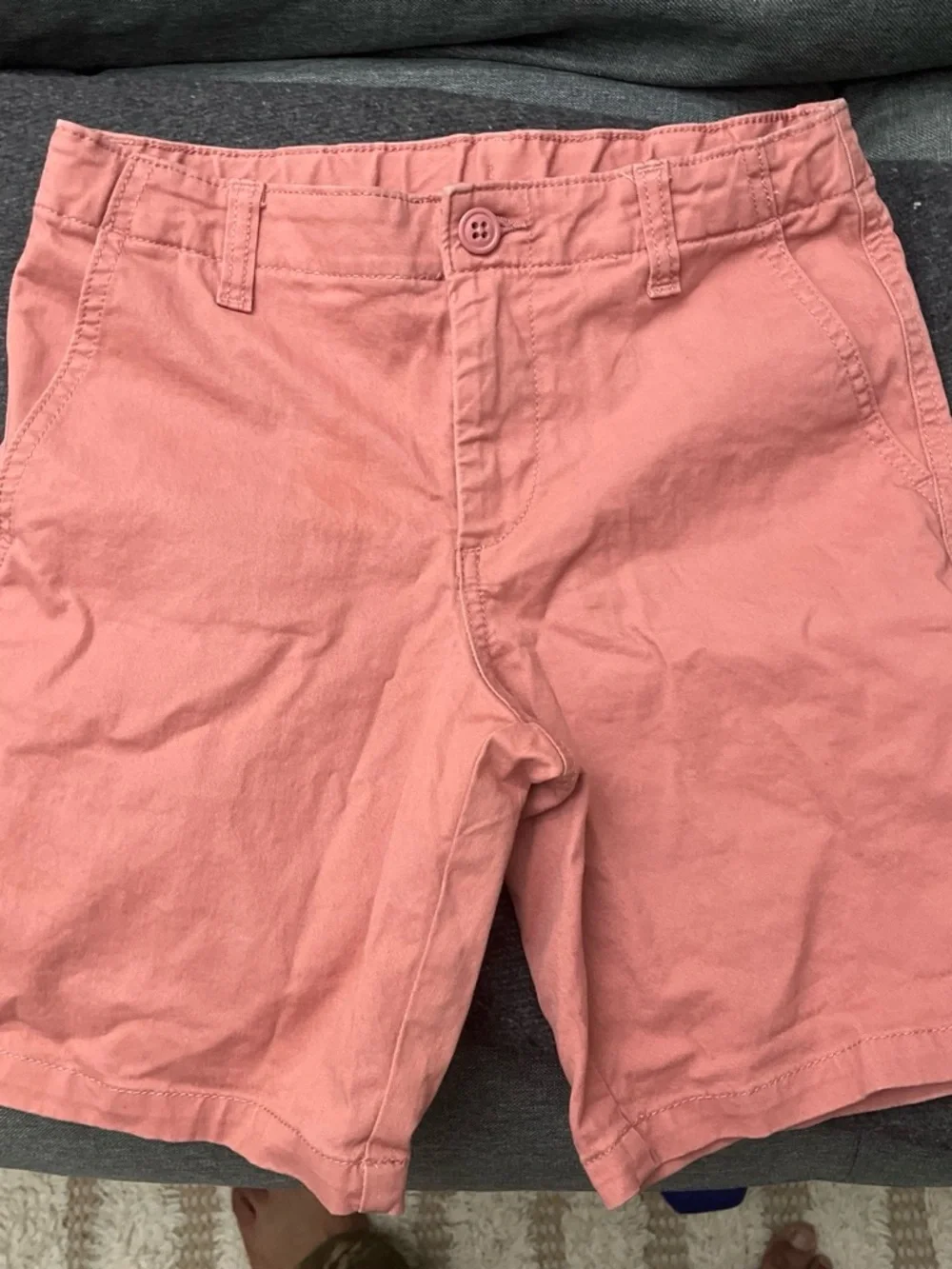 GAP Boys 16 Salmon Chino Shorts